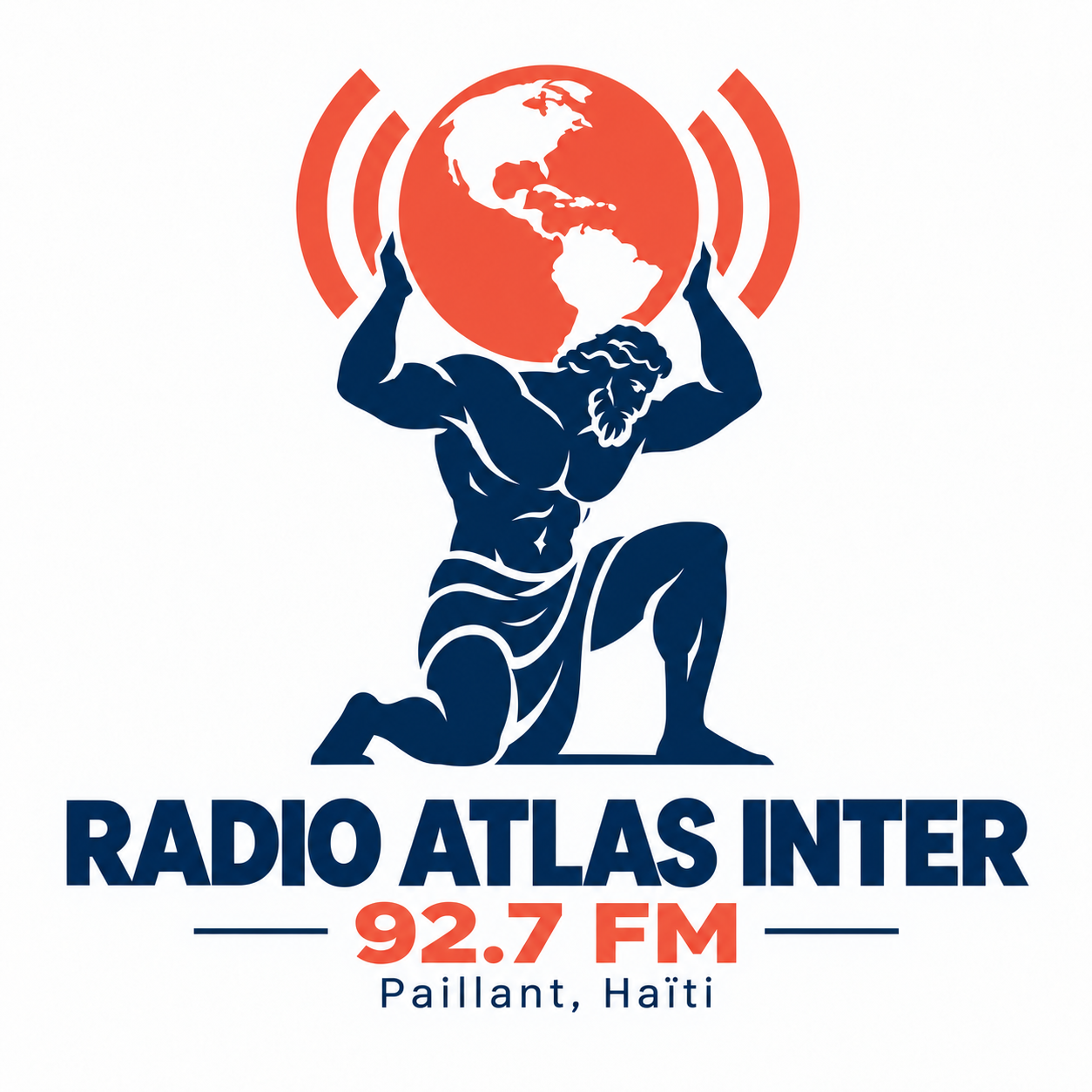 Radio Atlas Inter — Atlas pote yon glòb, ak ond radyo — 92.7 FM, Paillant, Haïti